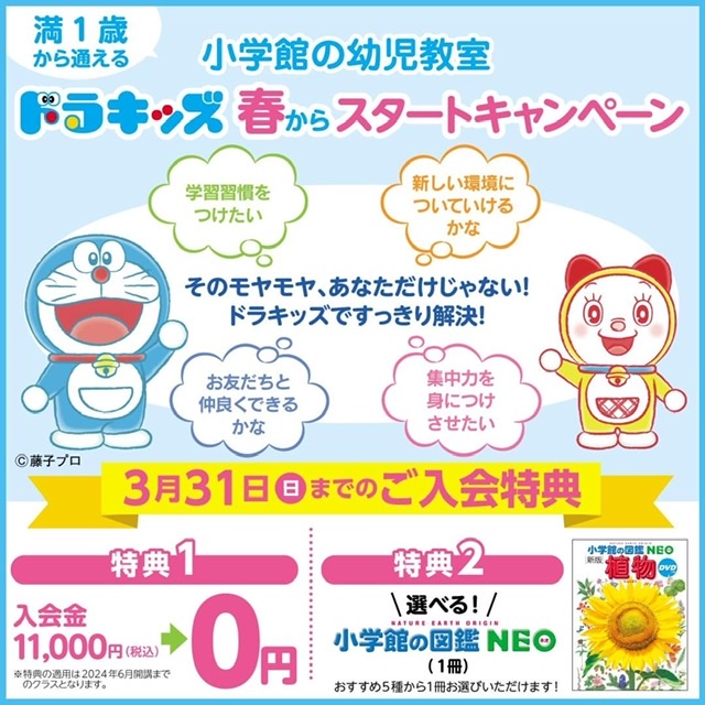 入会金1万円無料❣️図鑑Neo1冊プレゼント❣️【〆切3/31】